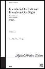 Friends on Our Left and Friends on Our Right Two-Part choral sheet music cover